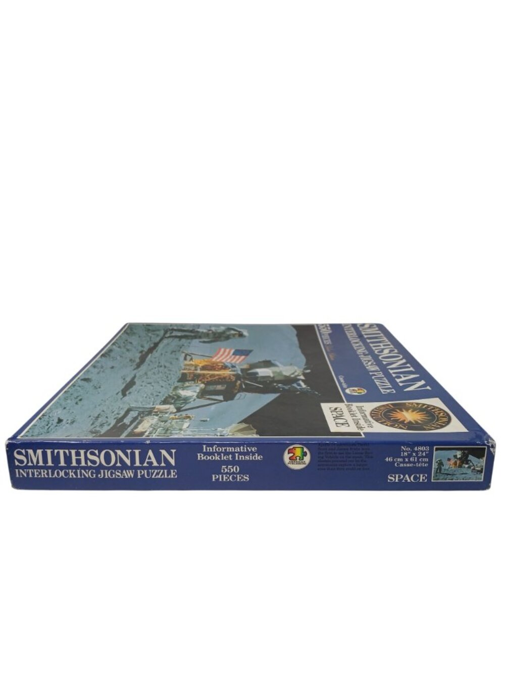 Smithsonian Jigsaw Puzzle 550 Pc Deluxe Ed W/ Space Booklet VTG 1989 #GS9 - Picture 5 of 7